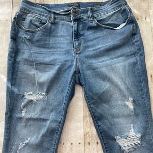 Judy Blue Distressed Skinny Fit 18W Jeans
